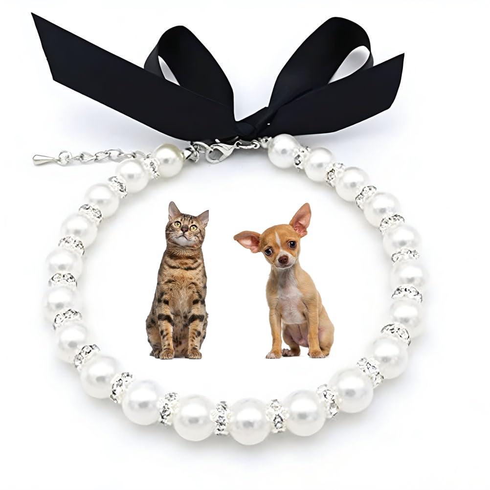 Collar de perro con diamantes para paseos de chihuahua y yorkie