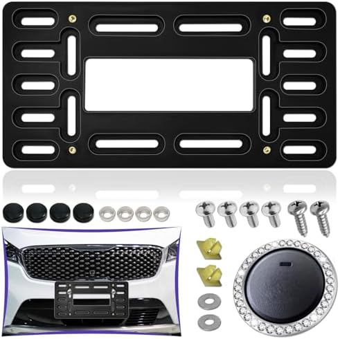Front License Plate Bracket For Nissan Titan 2017-2019 | Plastic Replacement Bracket