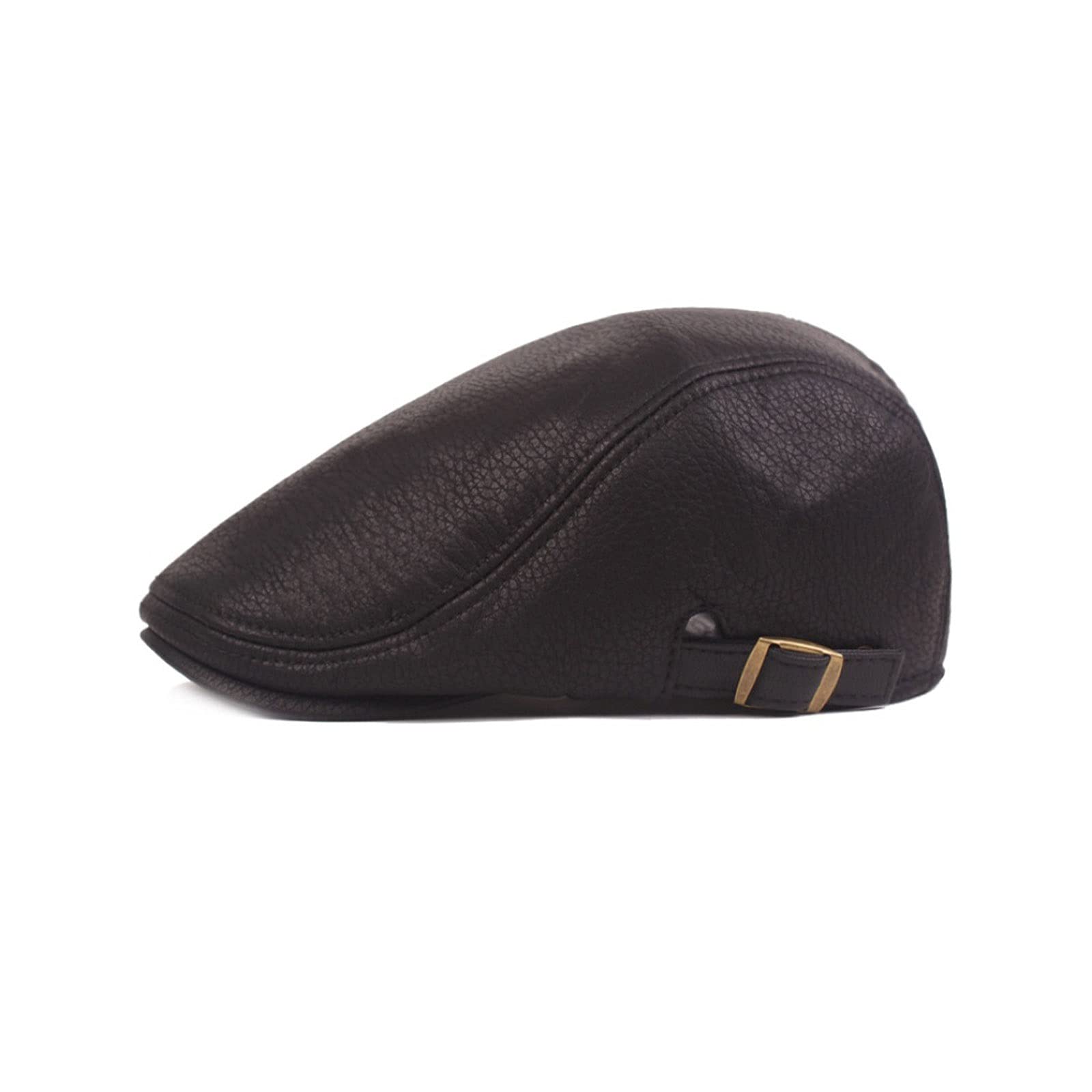 YOFABYOFAB Women's Berets， Berets Autumn Winter Cap Hats for Men Leather Hat Male Newsboy Flat Cap Hat Men Beret Cap