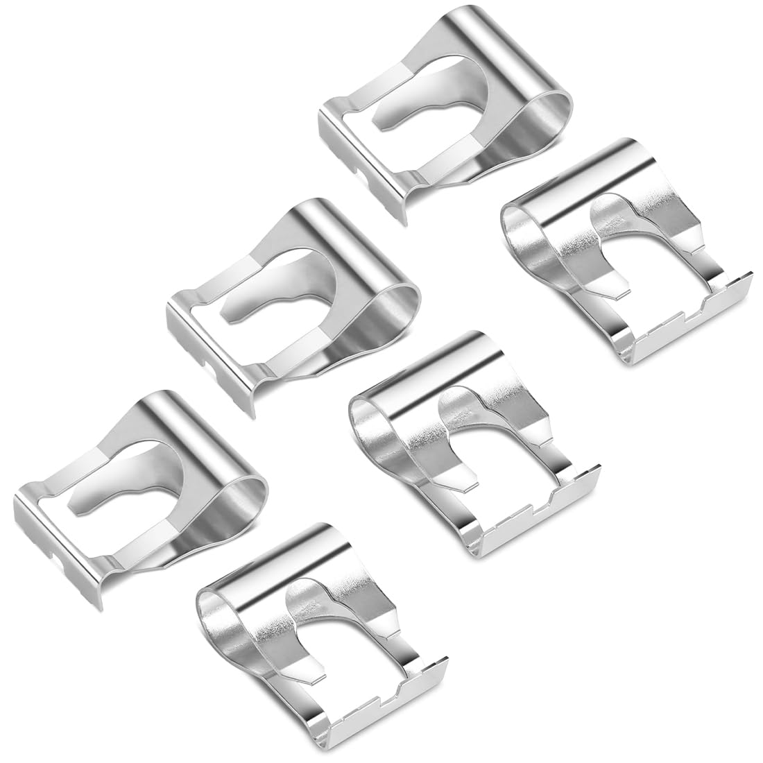 JEYORZY 6 Pezzi Clip del Tergicristallo, Clip di Collegamento del Tergicristallo,Clip di Riparazione della Biella del Tergicristallo,Kit Clip Riparazione Bracci Tergicristallo, per Auto di Riparazione