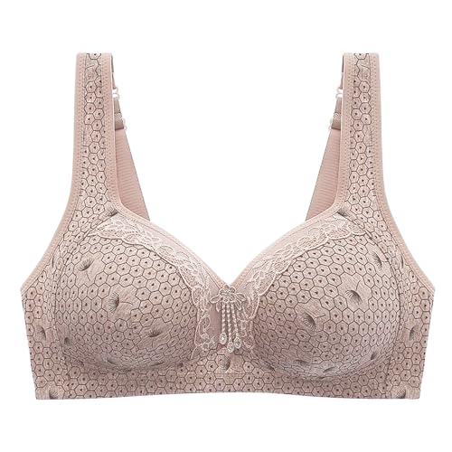 Soutien-gorge sans armatures grand bonnet galbant en dentelle gris