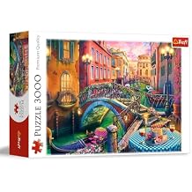 Trefl an Evening in Venice 3000 Piece Jigsaw Puzzle, Red 46"x33" Print, DIY Puzzle, Creative Fun, Classic Jigsaw for Adults and Children from 15 Years Old