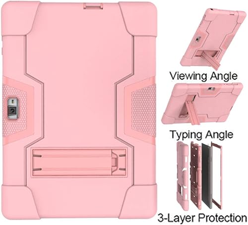 Miniatura 2 de Doemoil Funda híbrida para tablet HAOVM S30  Vankyo S30, compatible con niños, funda Vankyo s30, a prueba de golpes, parte trasera dura con soporte