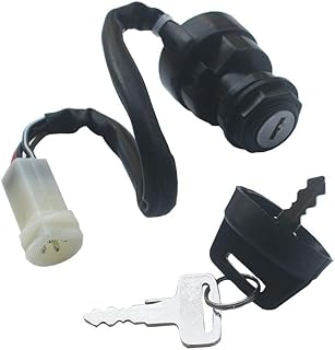 KIPA Key Ignition Switch for Yamaha Moto 4 YFM 225 250 350 ATV 1986-1994 Big Bear 350 YFM350 4WD 1990-1994 YFM350 Warrior 1987-1994 Moto-4 YFM250 1987-1994 OEM # 1UY-82510-02