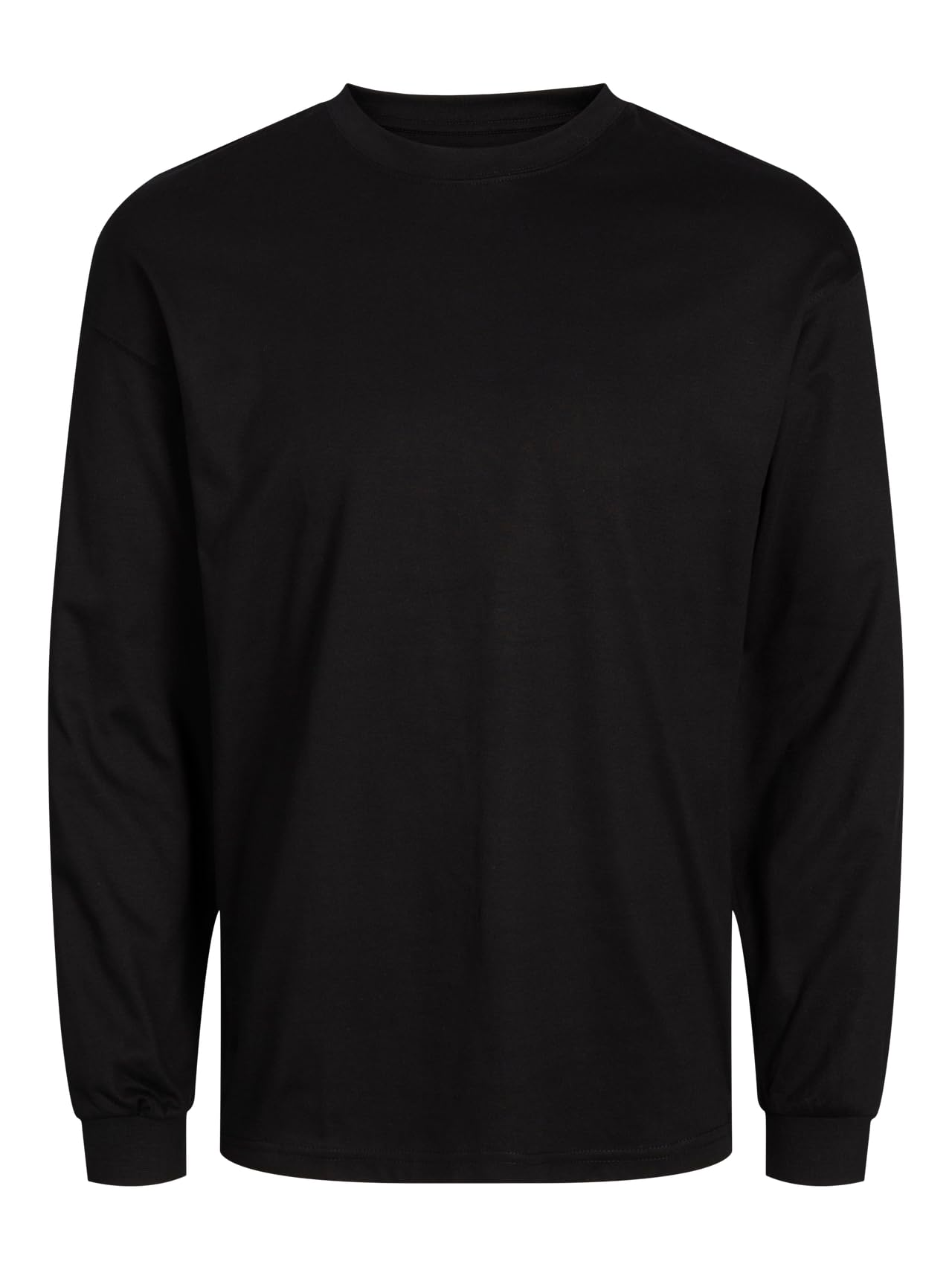 JACK & JONES Male Langarm-T-Shirt Einfarbig Langarm-T-Shirt