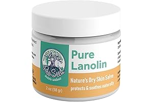 100% Pure HANDMADE Fresh Lanolin Balm - Soothe Winds Lips