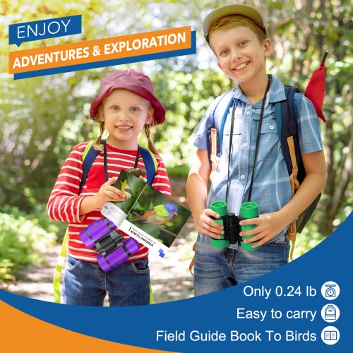 Image of LET'S GO! Boy Toys Age 3-7 Kids Binoculars for Bird Watching|Hiking|Camping Toy for 3 4 5 6 7 Year Old Boy Girl Christmas Birthday Gifts Outdoor Travel Toys for Kid Boys Ages 3-6 Stocking Stuffers