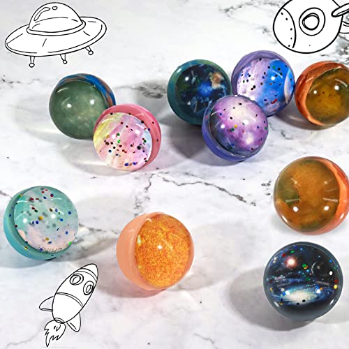 Annhao 30 Stück Flummies für Kinder, Flummi Planeten Spielzeug Geschenk Kindergeburstag Mitgebsel Groß Set für Mädchen Jungen give aways mitgebsel Kindergeburtstag gastgeschenke Partygeschenke (32mm)