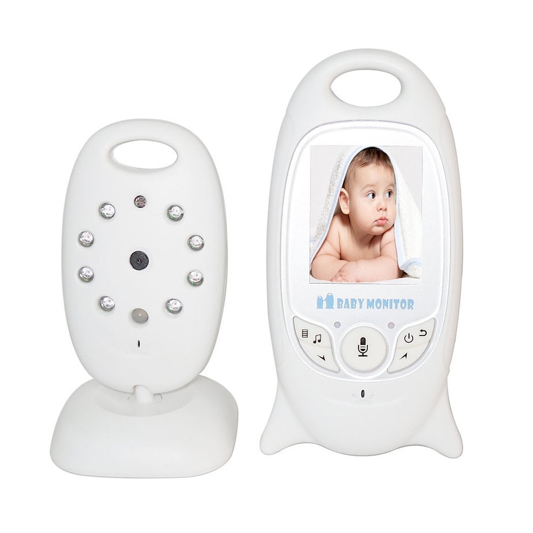 BW 2.4 GHz Digital Video Baby Monitor Two-Way Audio With 2.0 Color LCD Screen, 2.0 Inch