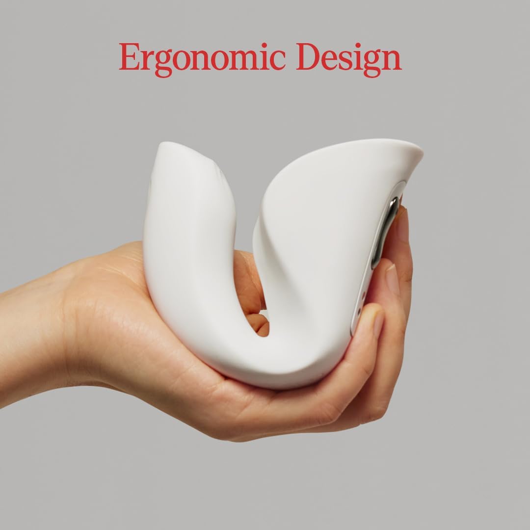 OSUGA Ridge Dual Stimulation Tapping Vibrator, Amplified Tapping Intensity for Enhanced Pleasure, Clitoral & G Spot Stimulator with 14 Pleasure Settings, Adult Toys for Women, Waterproof, White