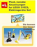 elektrogeräte entsorgen  PlusL remake Anweisungen fur LEGO 31023,Elektrogeräte Set: Sie konnen die Elektrogeräte Set aus Ihren eigenen Steinen zu bauen!