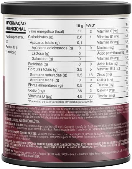 Plant Power Ultracoffee Double Shot - Lata 220g - Café Instantâneo - Dark Roast - 150mg de Cafeína - Livre de Leite - 1 Unidade - 320g Plant Power Ultracoffee Double Shot - Lata 220g - Café Instantâneo - Dark Roast - 150mg de Cafeína - Livre de Leite - 1 Unidade - 320g