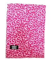 XL DreieckStrickschal Leopard Frühling Schal 100% Baumwolle Made in Italy Fashion Tuch Dreieckschal Stola Herbst Frühling Tuch Leo (mini Leo26 Pink) – Ansicht 2