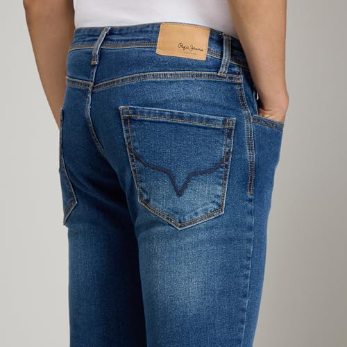 Image of Pepe Jeans Men's Jeans | Straight Fit | Mid Rise | Stretchable