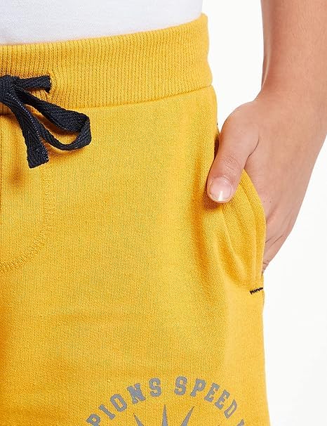 Image of Clotth Theory Boys Cotton Shorts Pack of 2 | Soft Breathable Fabric | Elastic Waist | Casual Wear Kids Comfortable Shorts