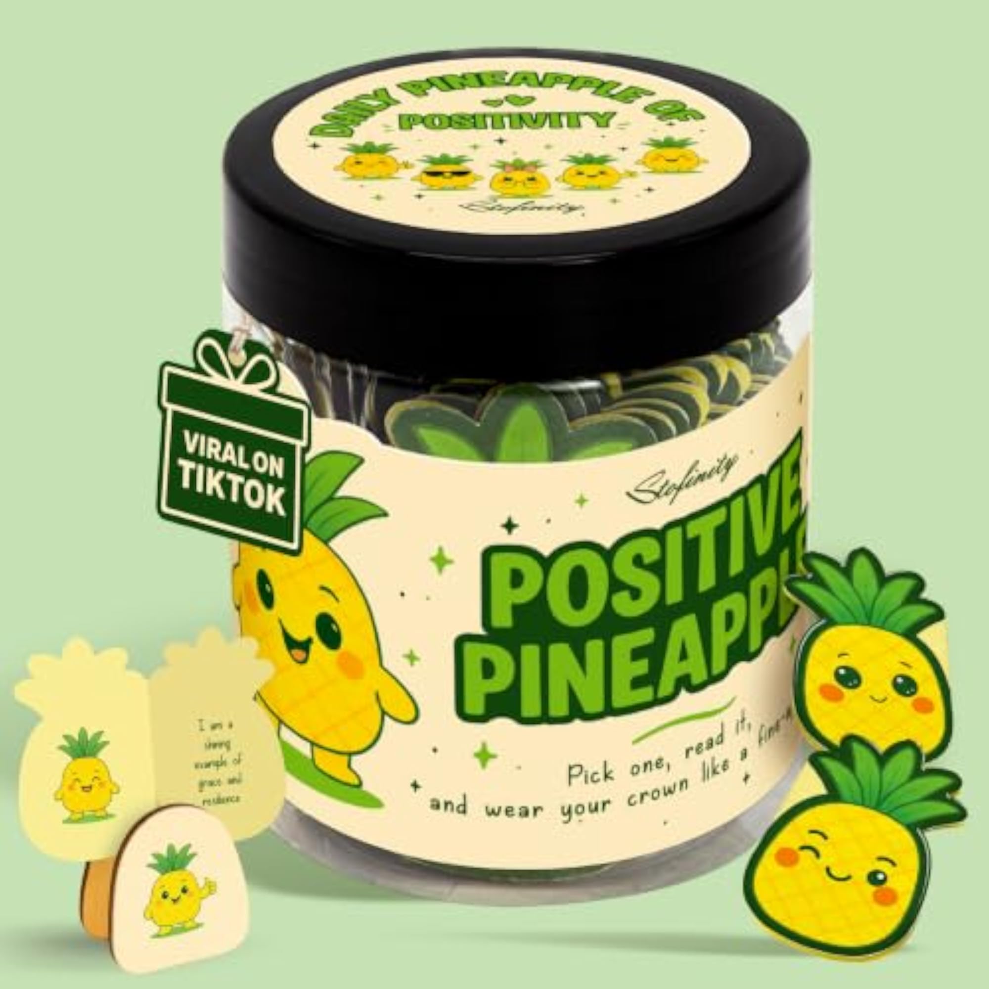Positive Pineapple Support Jar