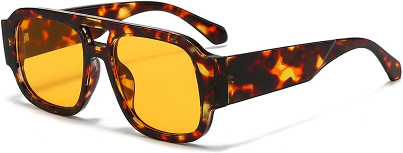GIFIORE Retro Aviator Square Sunglasses for Women