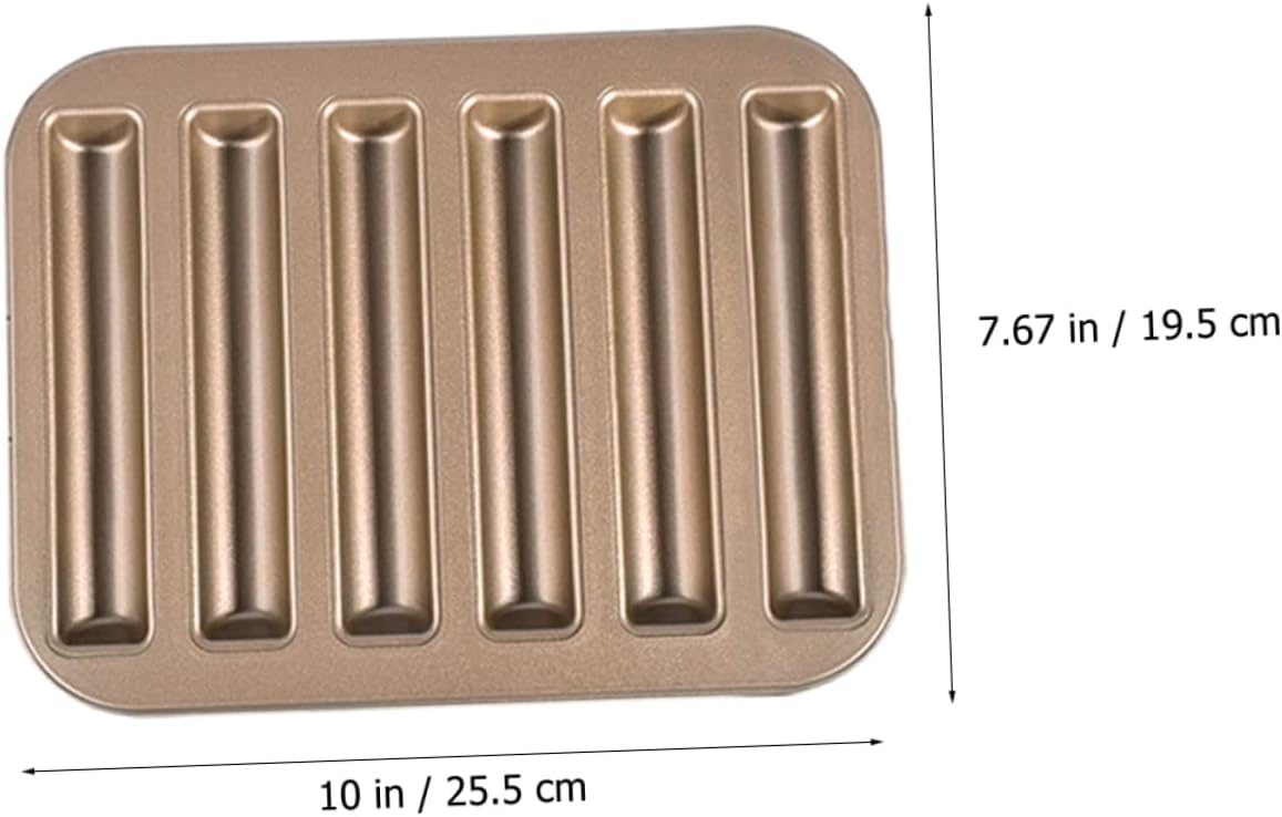 2pcs Non-stick Cake Mould for Baking Finger Biscuits and Cookies Diy Fondant Mold for Home Kitchen and Bakery Use for Creative Desserts