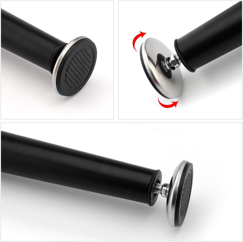 Anxin 28-inch Adjustable Metal Table Legs, Suitable for Office Desks, Dining Tables & Chairs, Furniture, 4-Piece Sets … (28in, Diagonal Black)