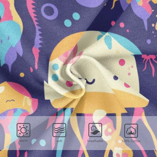 Colorful Jellyfish Toddler Boy Pure Cotton Kids Underwear Cute Children Undies3