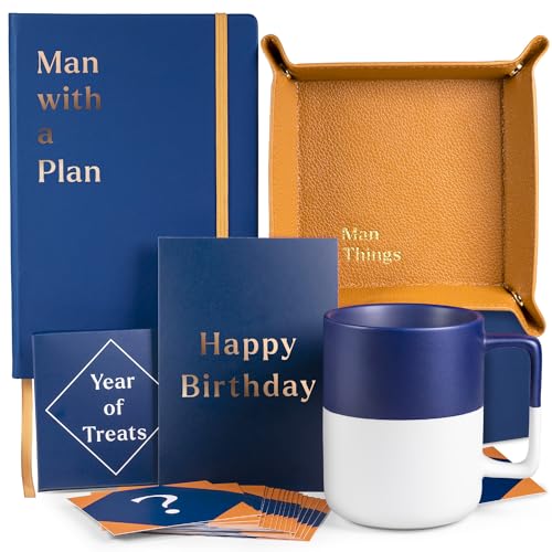 Luxe England Gifts Birthday Gift Basket for Men Cool Birthday Gifts for Any Guy