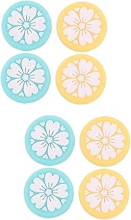 Generic 8 Peças Tampa De Botão De Aderência De Joystick Botão De Aderência De Joystick Tampa Protetora De Joystick Botão De Aderência Capa De Botão