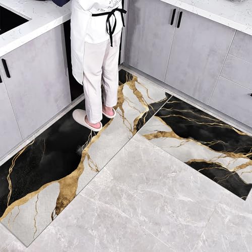 Alfombras de cocina modernas para pasillo, comedor y entrada elegante 4