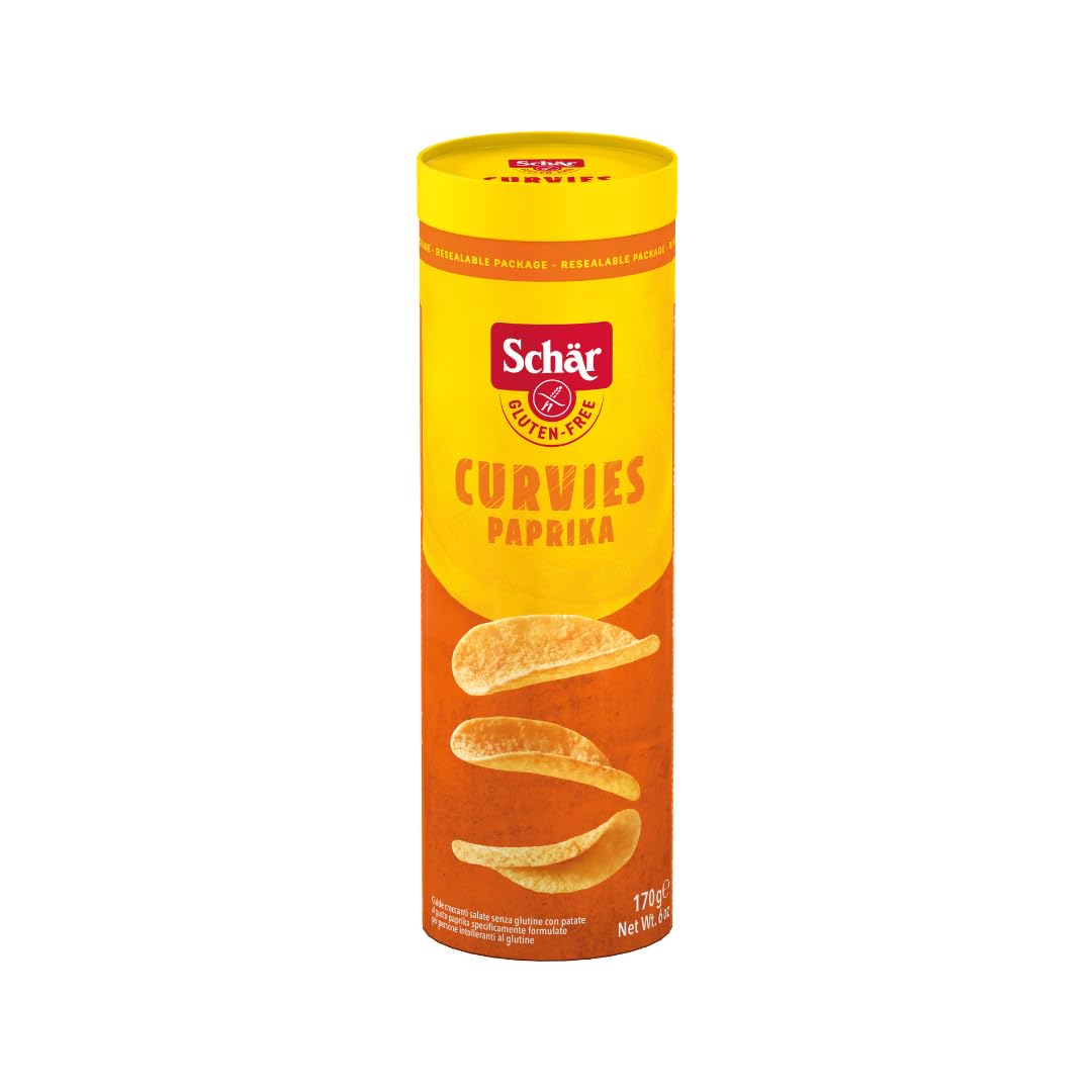 Schar Curvies Paprika Glutensiz Cips 170 gr