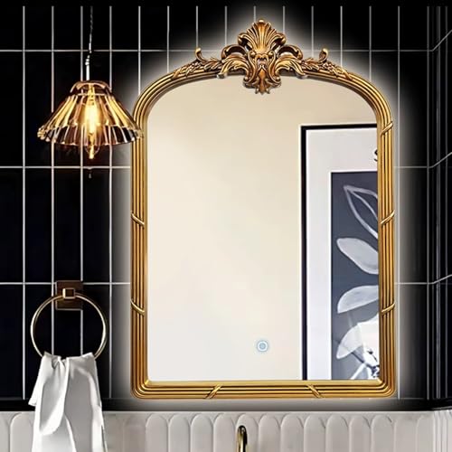Miroir LED dimmable et rétroéclairé pour un maquillage vintage précis