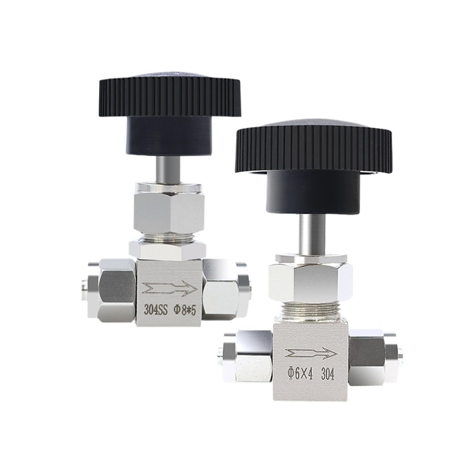 Vanne de régulation en acier inox 304 haute durabilité pour tuyau 3/8