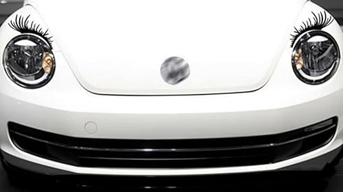 Miniatura 7 de x xotic tech Pestañas de coche de 18 x 8 pulgadas para faros de coche, luces antiniebla, calcomanías, insignias, divertidas y bonitas, calcomanías