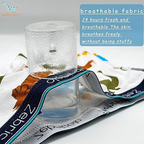 boys underwear, 100% cotton, toddler boxer briefs, Flex waistband, 2-20T(6PCS random pattern)4