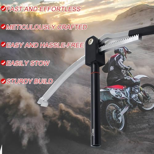 Image of Dirt Bike Tire Changing Tool Kit for Motocross and Enduro, Compact Dirt Bike Tire Changer for 16 inch to 21 inch Wheels, 15 /17 /20 /25mm Axles