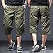 Produktbild RSL Sommer dünner Abschnitt Loser Tarnung schließen Männer Kurze Hose Hose sowie Düngemittel Code Fett Werkzeug beiläufige Hosen zu erhöhen 7 (Color : Army Green, Size : L)