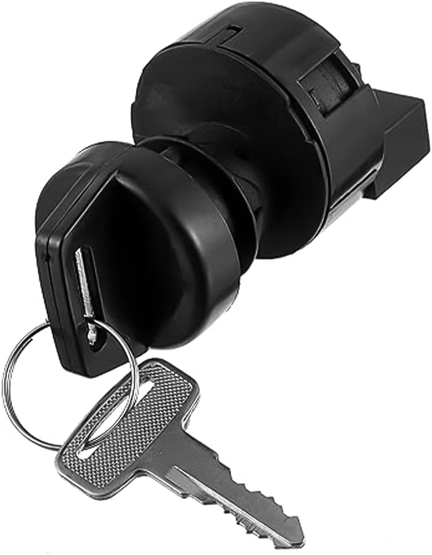 Motor bike Motorcycle 6-Pin Black Ignition Key Switch with 2 Keys 3 Positions Universal Fits MT-212 for 6-Pin Switch Sport ATV Sports Man 400 500 700 800 etc Motorbike Replacement Parts