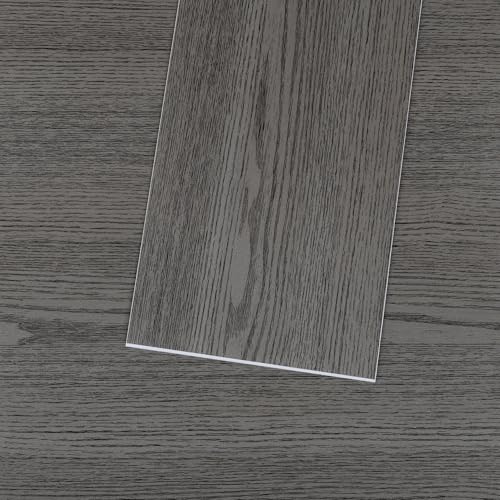 Sol en vinyle grain de bois gris moyen 15x91cm idéal pour rénovation rapide de sol