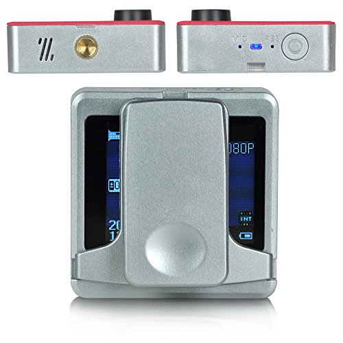 Image of SereneLife Clip-on Wearable Camera 1080p Full HD with Built-in Wi-Fi, Ideal for Classroom to Record the Lecture, Sports, Jogging, Cycling, Hiking, Fishing, and Camping. (SLBCM18RD)