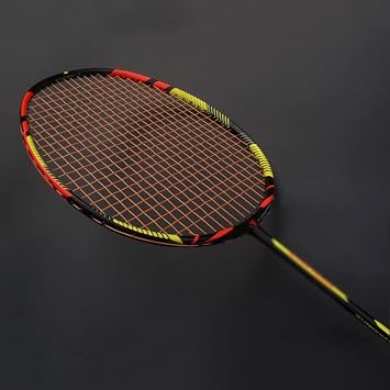 LLLSSS Professional 8U 65g Carbon Fiber Offensive Badminton Rackets Strungs Bags 22-30LBS Ultralight Racquet Sports Adult