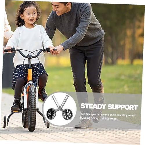 Juego de Ruedas de Entrenamiento para Bicicleta Ciieeo con Estabilizadores LED Resistentes al Desgaste, Ruedas Auxiliares de Repuesto para Niños para Equilibrio y Seguridad miniatura 5