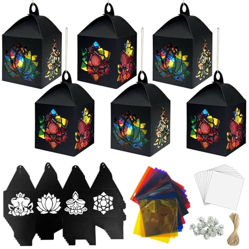 Cinrobiye 16 Sets Diwali Craft Kits DIY Happy Diwali Tissue