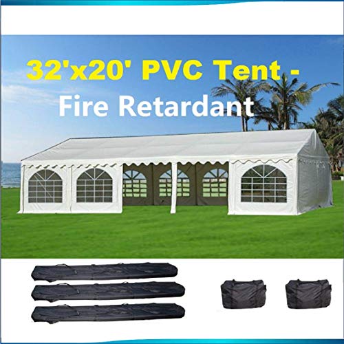 Delta 32'x20' Fire Retardant (FR) PVC Party Tent, Wedding...