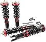 ECCPP Coilover Struts Spring Shocks Adjustable Height Coilovers Suspension Struts Coil Spring Shocks and Struts Fit for 1990-1993 Acura Integra /1988-1991 Honda Civic