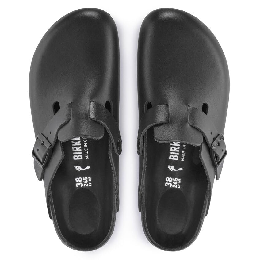 Amazon.com: Birkenstock 1023744339 Boston Exq- Black LTR N 39