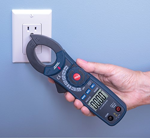 Image of REED Instruments R5020 AC Clamp Meter with Temperature and Non-Contact Voltage Detector, 400A with NIST Calibration Certificate