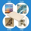 Falling in Art Unfinished Birch Wood Canvas Panels Kit, 4 Pack of 9x12’’ Studio 3/4’’ Deep Cradle Boards for Pouring Art, Crafts, Painting and More #1