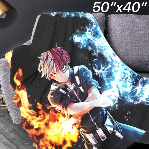 Anime Lightweight Blankets Air Conditioner Throw Blanket 3D Printed Soft Comfortable Flannel Fleece Blanket For Bed Couch Sofa And Home Decor Gifts (50"*40") #TOP2