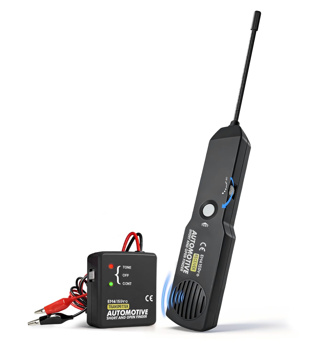 EM415Pro Kabelsucher – Fehler- und Kurzschlussdetektor für die Kfz-Elektrik, VEHLIVE 6–42 V DC-Schaltkreistester, Kfz-Sicherungsdetektor, Fehlersonde, Kabelsucher für Auto, Boot und Anhänger
