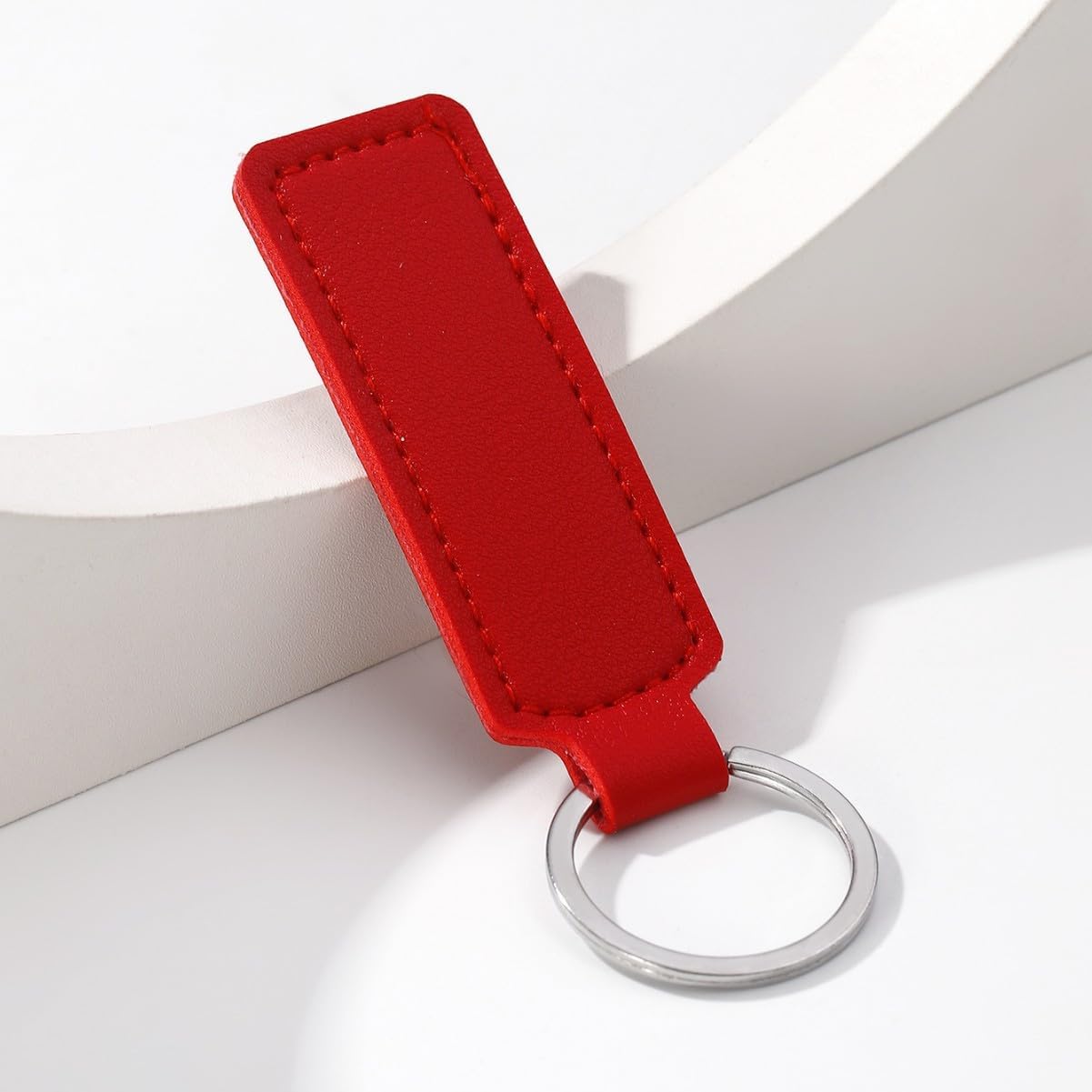 1-1000PCS Personalized Leather Keychain, Custom Engraved Handmade Leather Keychain, Personalized Gift for Women/Men/School/Class/Company Events