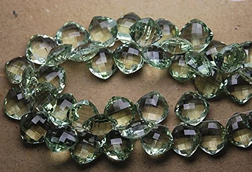 Améthyste verte naturelle pour fabriquer des bijoux bohèmes chics et colliers d'été en gemmes