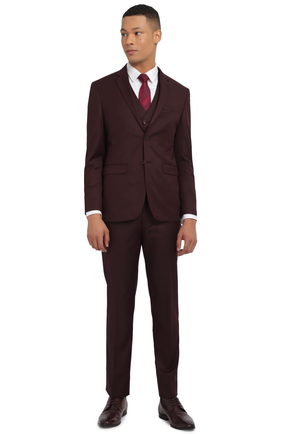 allen solly Men's Polyester Blend Three Piece Suit-Dress Set-picture-32